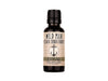 Wild Man Beard Oil Conditioner Cove scent in 30ml amber glass bottle on a white background.