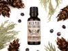 Wild Man Beard Oil Conditioner The Original scent in 30ml amber glass bottle. Cedar and junpier berries surround.