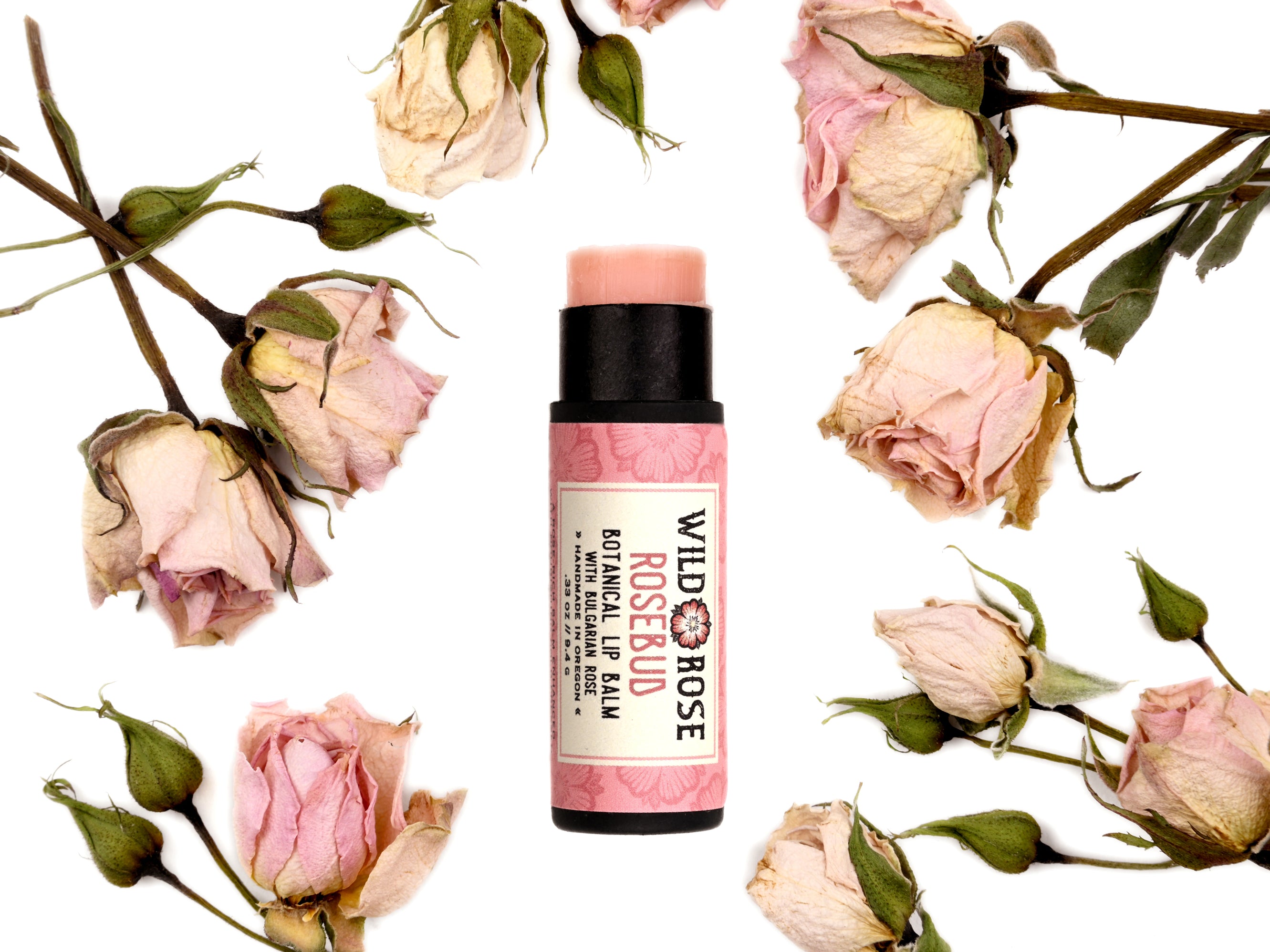 Natural Lip Balm Rosebud Wild Rose