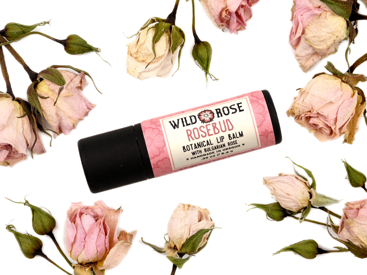 Natural Lip Balm Rosebud Wild Rose