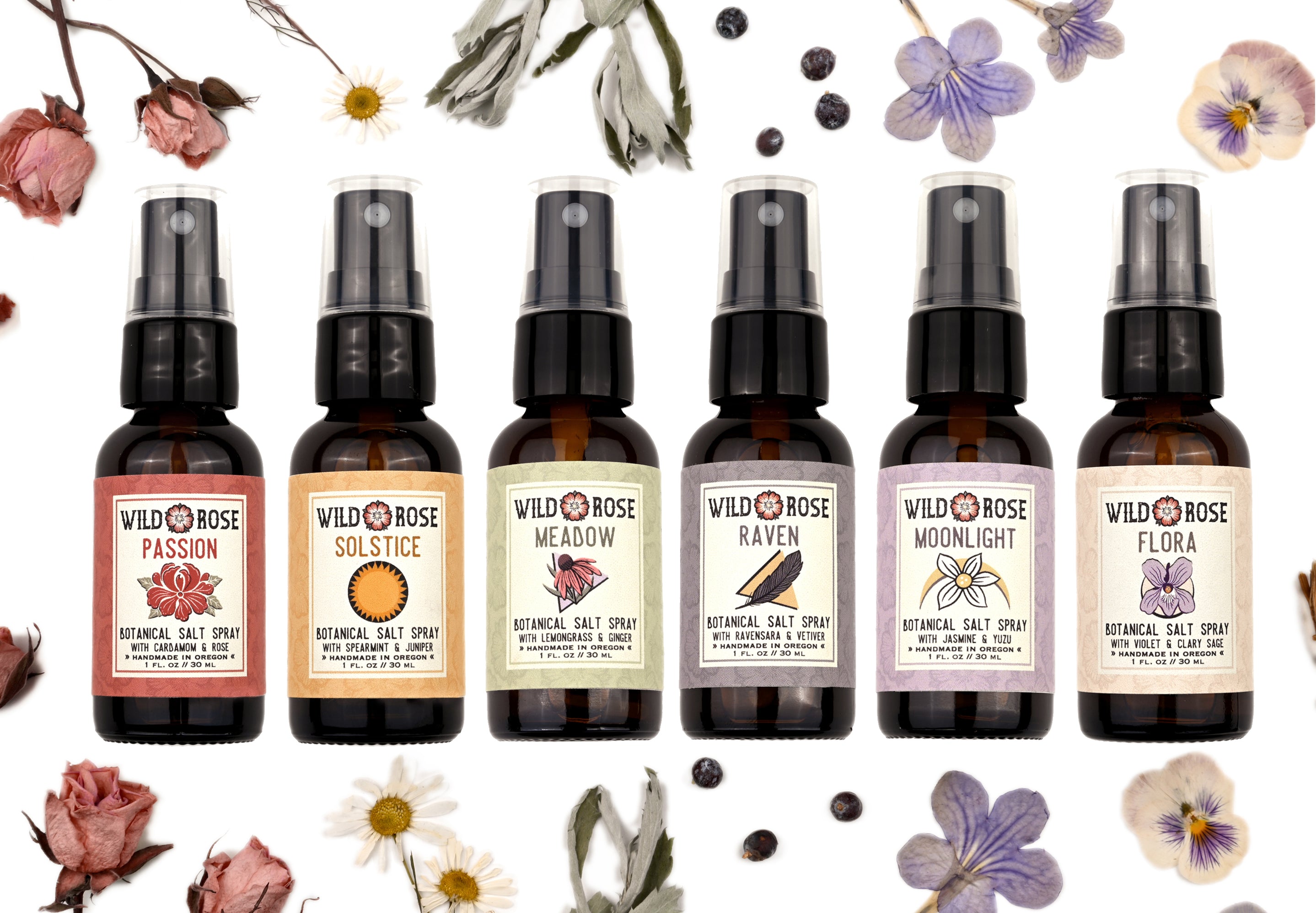 Solstice + New Moon Spa Sampler Gift Set– Wild Rose