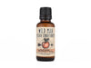 Wild Man Beard Oil Conditioner Windfall in 30ml amber glass bottle on white background. 