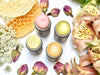 Botanical Lip Balms in Biodegradable tubes with tops off