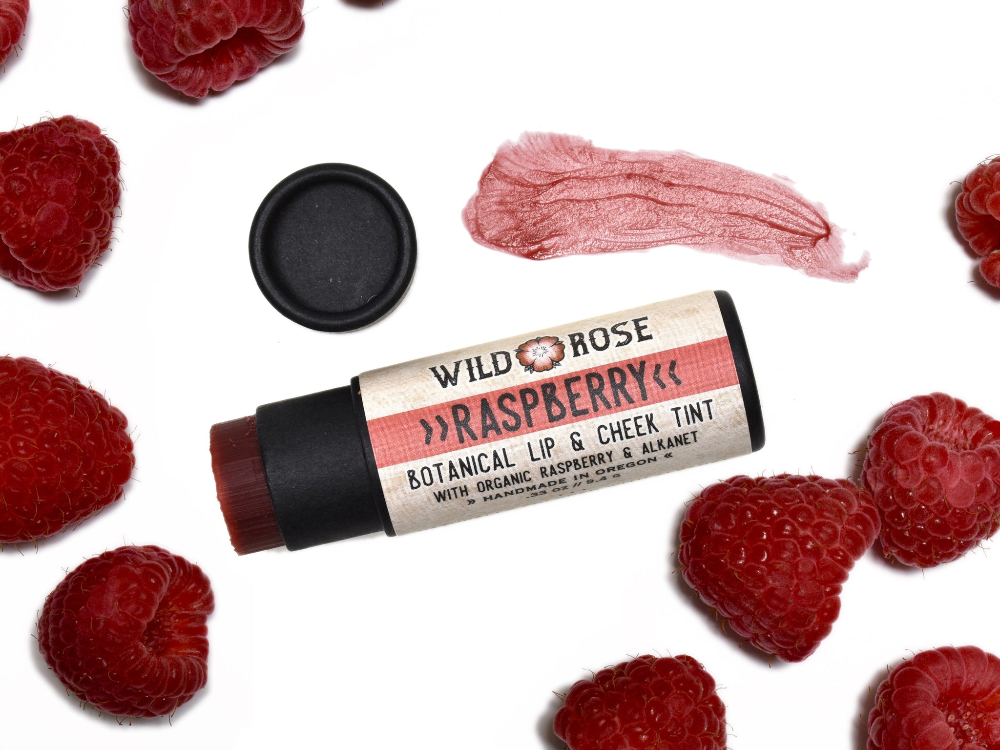 Raspberry - Botanical Lip & Cheek Tint– Wild Rose